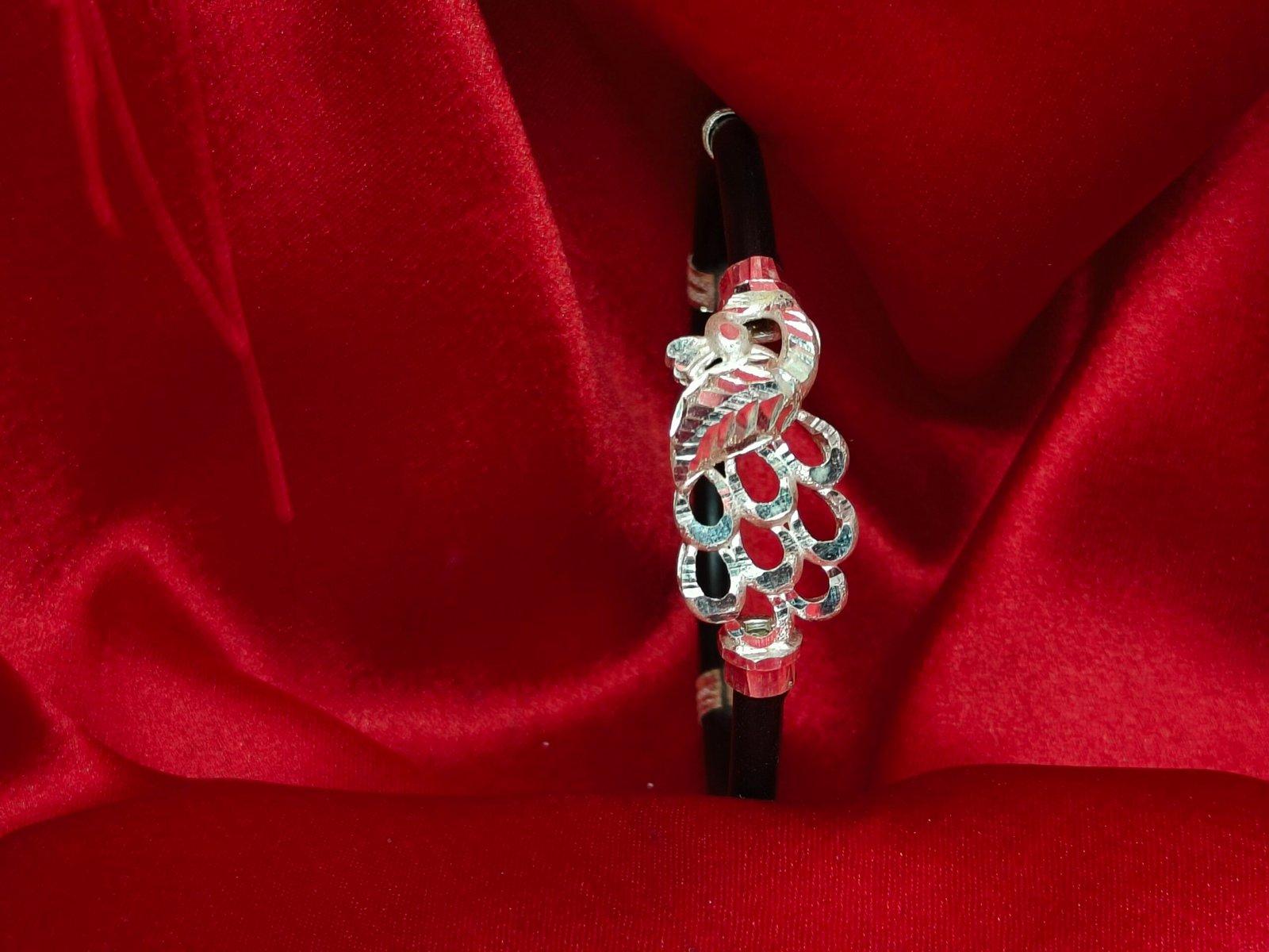 Gahenaz Silver Pekham Loha / Noa/ Iron Bangle 2.5, 2.6 view 2