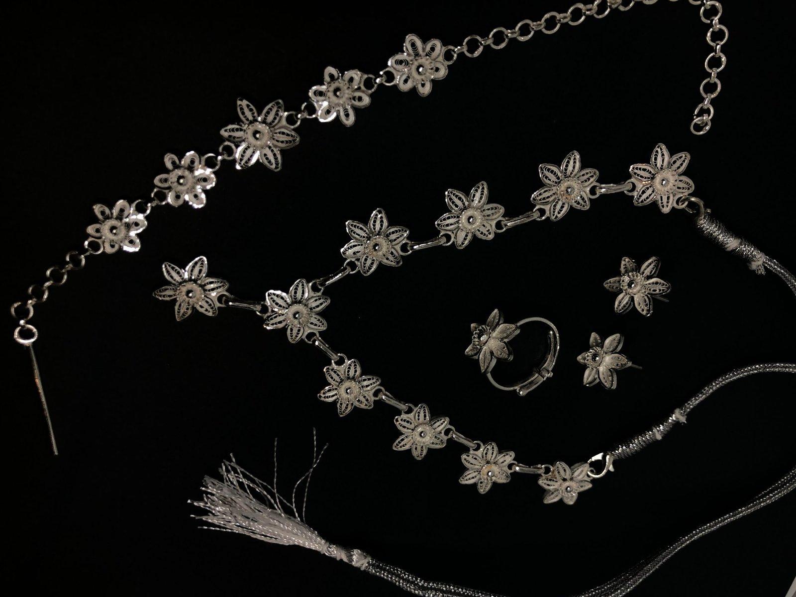 Parineeta Filigree Jewellery Set view 3