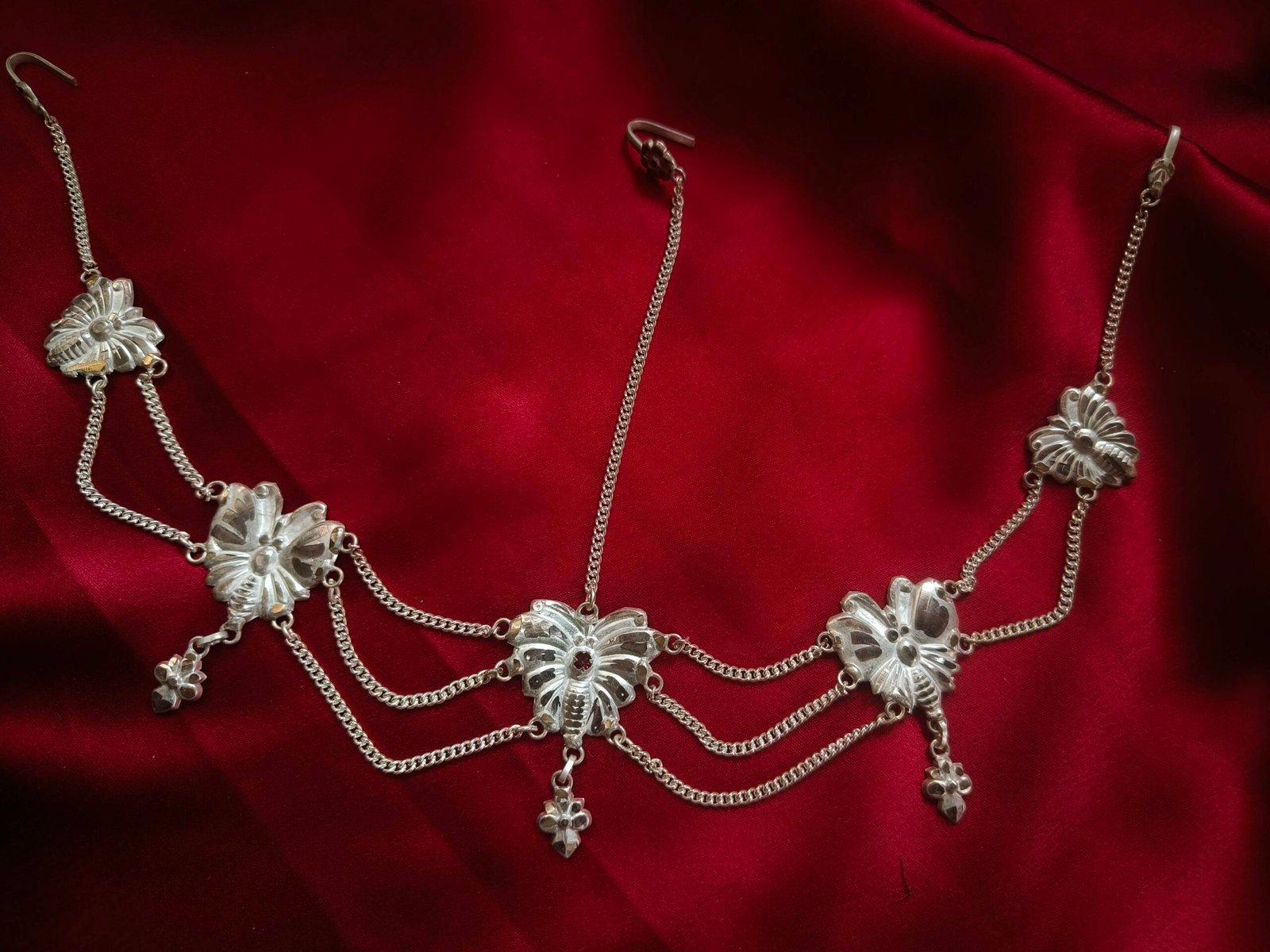 Traditional Butterfly Matha Patti/Maang Tikka/Tiara view 3